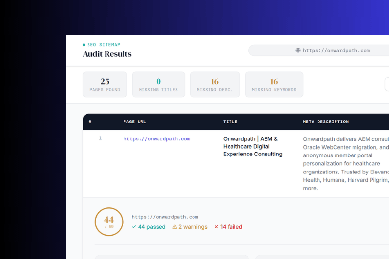 Free SEO Audit Tool 